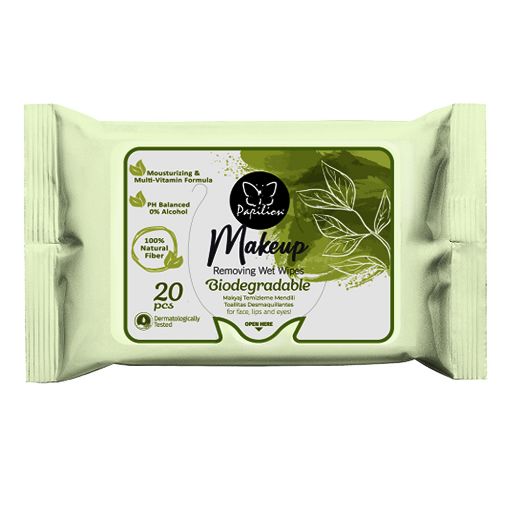 Picture of Papilion Make-Up Wipe Bio 20s