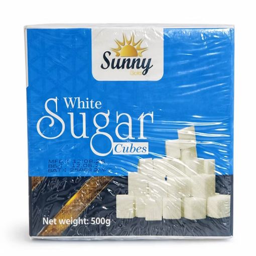 Picture of Sunny Gold White Sugar Cubes 500g