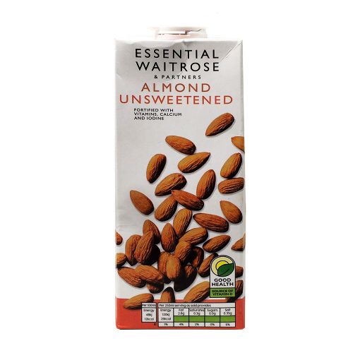 Picture of Waitrose Ess Almond Drink Unsweetened 1ltr