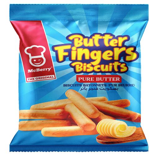 Picture of McBerry Butter Fingers Biscuits 26g