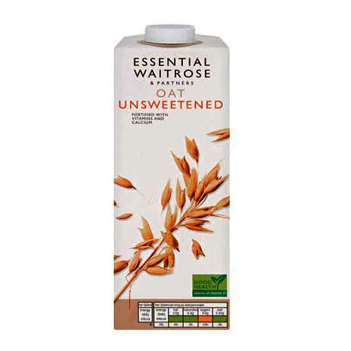 Picture of Waitrose Essential Oat Drink Unsweetened 1ltr